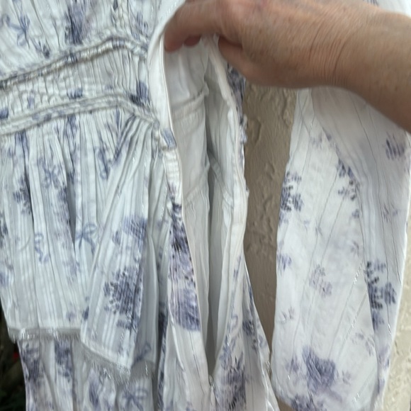 LoveShackFancy finch dress. Misty sea. NWT. Size 12. Beautiful dress. - Picture 12 of 14